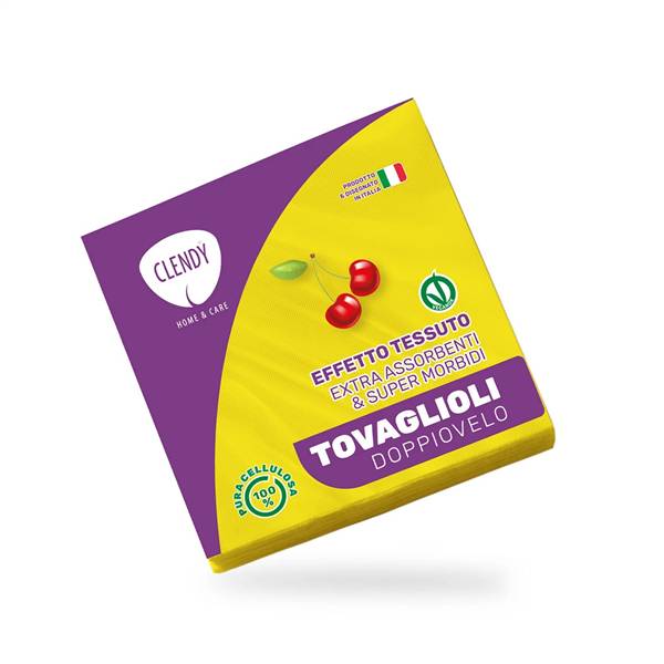 CLENDY TOVAGLIOLI 2 VELI 25PZ GIALLI 