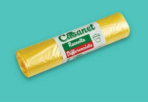 CASANET SACCO 72X110 ROTOLO 10PZ GIALLO 
