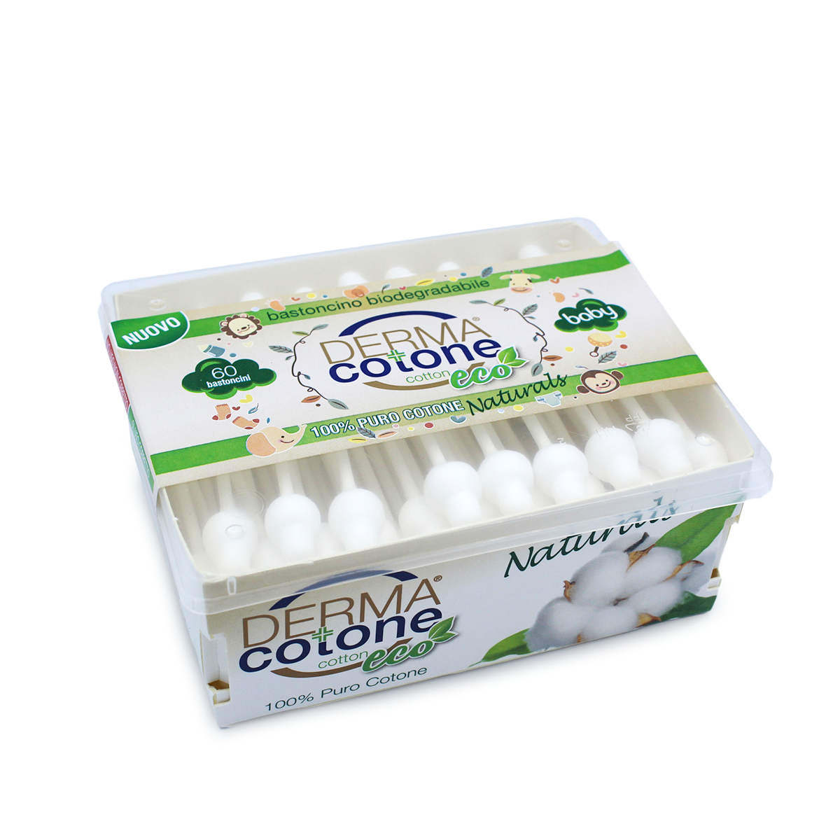 DERMACOTONE COTTON FIOC BABY 60PZ NATURA