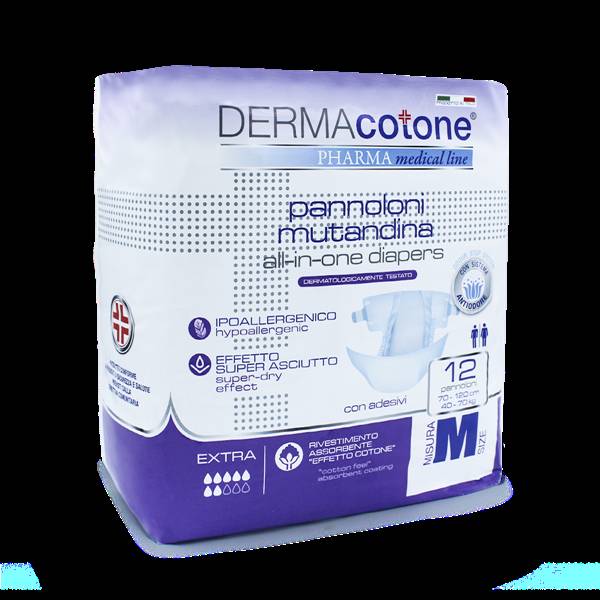 DERMACOTONE PANNOLONE MUTAND TG.M 12PZ 
