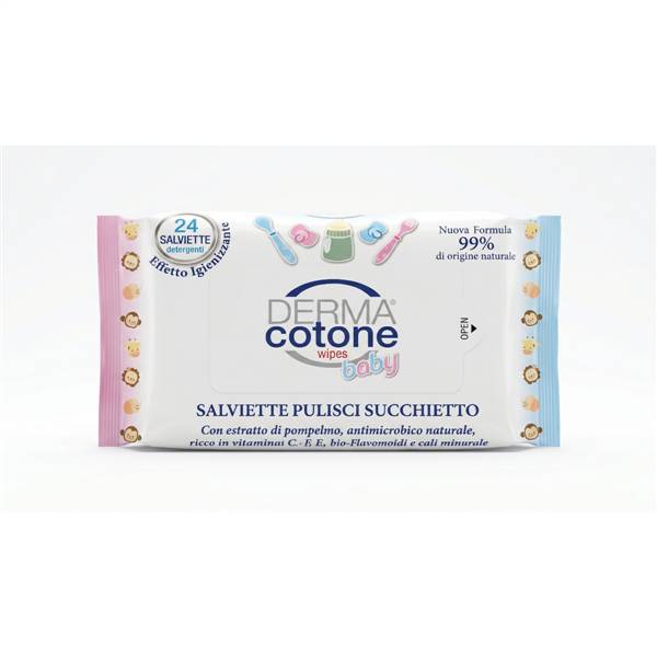 DERMACOTONE SALVIETTE PULISCI SUCCHIETTO 