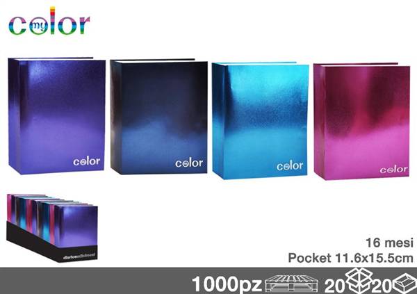 MYCOLOR DIARIO ASS. 11,6X15X5CM 16M 