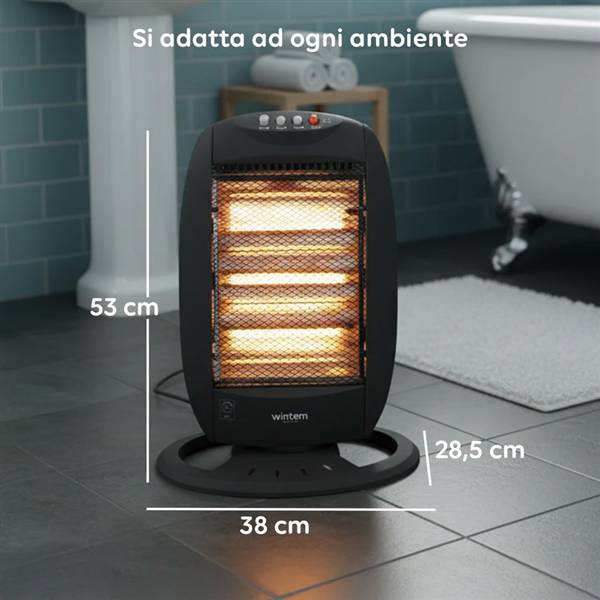 AVILIA STUFA ALOGENA 1200W 