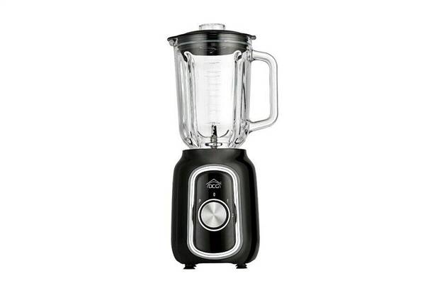 DCG FRULLATORE BICCH VETRO 1360W NERO 