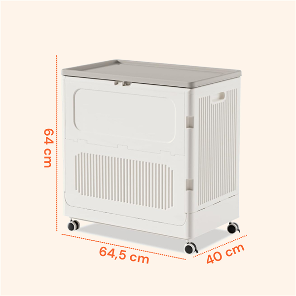 AVILIA CESTO GRANDE PER LAVANDERIA 123LT CON COPERCHIO