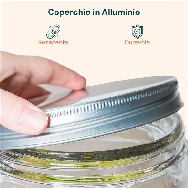AVILIA DISPENSER 8LT BEVANDE FREDDE IN VETRO CON RUBINETTO E INFUSORE