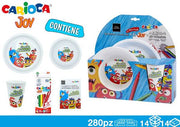 CARIOCA FOOD SET 3PZ C/ALBUM + COL JOY 