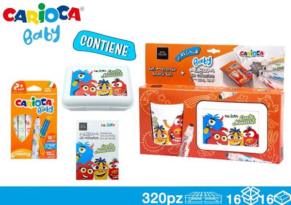 CARIOCA FOOD PP + TAZ C/ALBUM + COL BABY 
