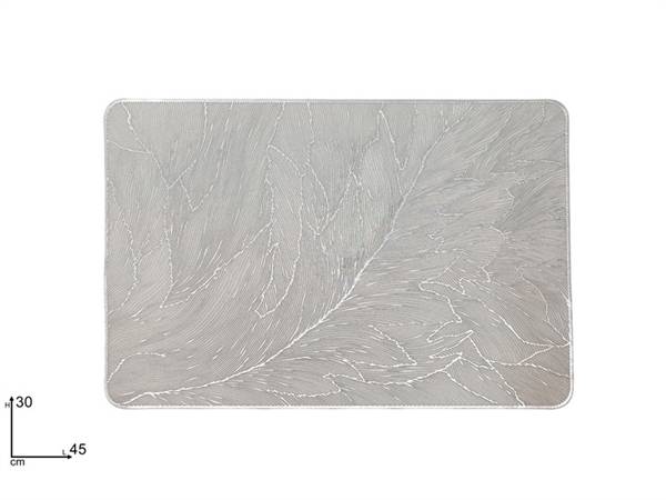 DUE ESSE TOVAGLIETTA 45X30CM FIORI SILVE 
