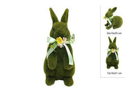 DUE ESSE CONIGLIO 31CM CON FIORE VERDE 