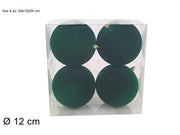 DUE ESSE PALLE 12CM 4OZ FLOCCATA VERDE 
