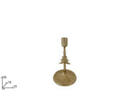DUE ESSE PORTACANDELA 29CM ORO ANTICHIZZ C/ALBERO