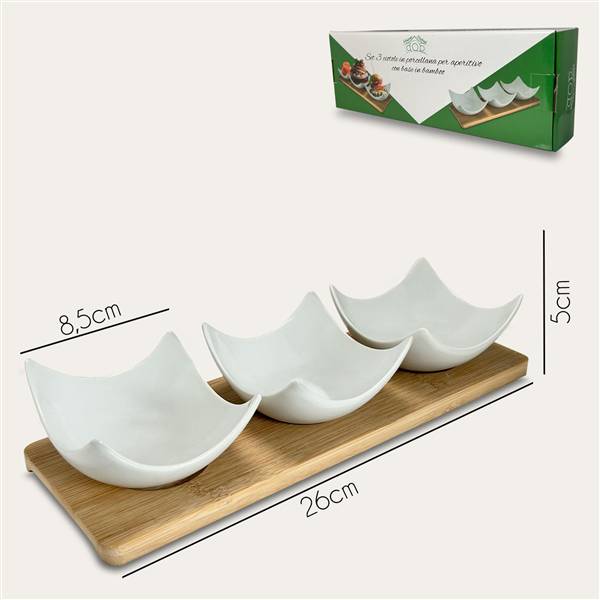 ARCA CIOTOLE 3PZ SET APERITIVO 