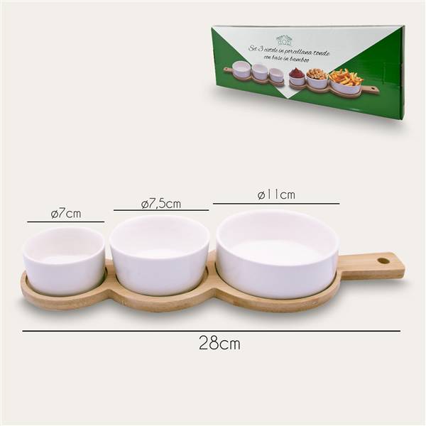 ARCA CIOTOLE 3PZ SET APERITIVO 