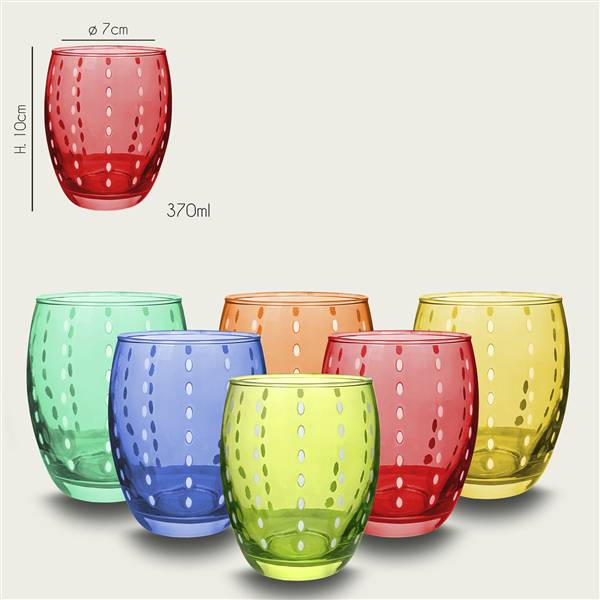 ARCA BICCHIERI 6PZ FASHION 37CL 