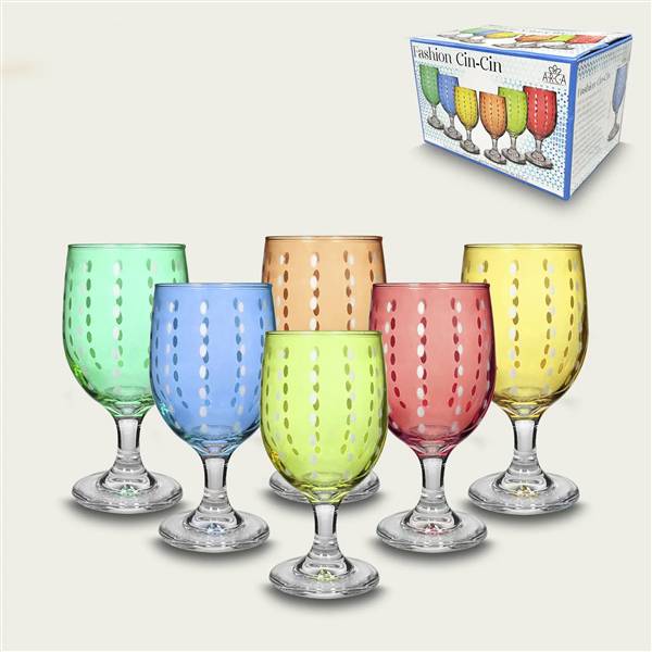 ARCA CALICI 6PZ FASHION 33,5CL CIN-CIN 