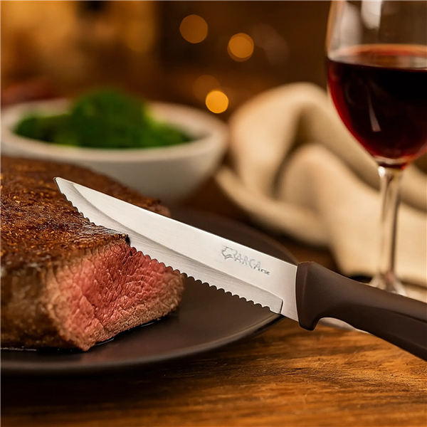 ARCA COLTELLI BISTECCA 6PZ MARRONE 