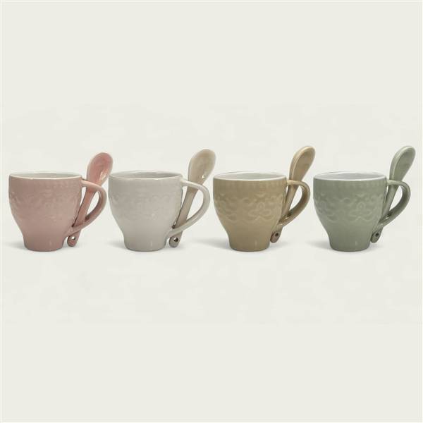 ARCA TAZZINA CAFFE C/CUCCHIAINO SHABBY 