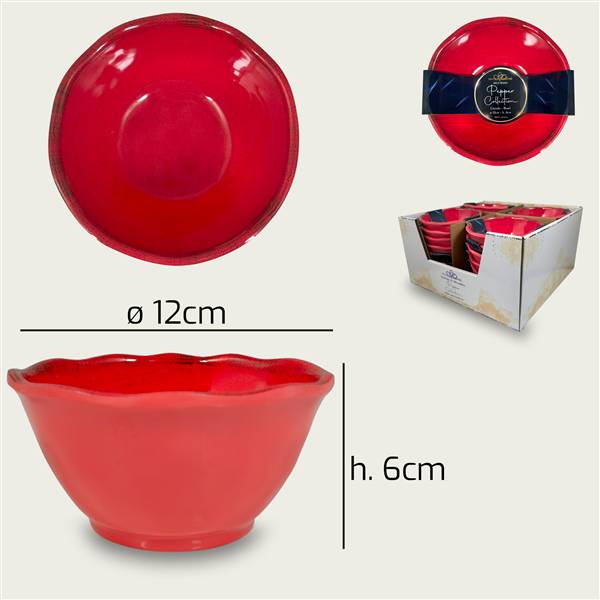 ARCA CIOTOLA MEL CM.12 H.6 RED PEPPER 