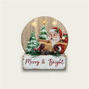 ARCA DECORAZIONE LEGNO CON LED NATALE 