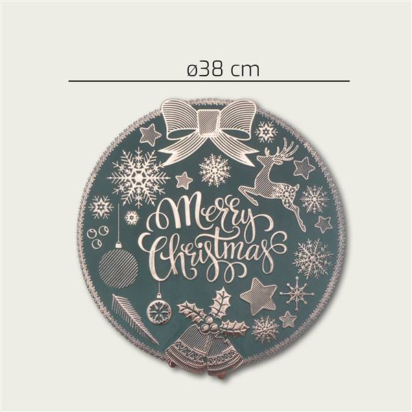ARCA TOVAGLIETTA CM.38 XMAS SOTTOPIATTO NATALE