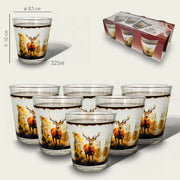 ARCA BICCHIERI 6PZ 30CL CERVO NATALE
