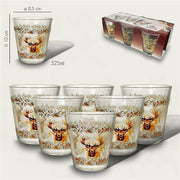 ARCA BICCHIERI 6PZ 30CL CERVO NATALE 
