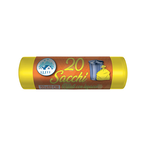 BIO SACCHI 50X60 GIALLO 20PZ