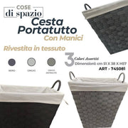 CS CESTA PORTATUTTO C/MANICO 51X36XH57 