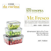 CS CONTENITORI 3PZ MR FRESCO ERMETICO 