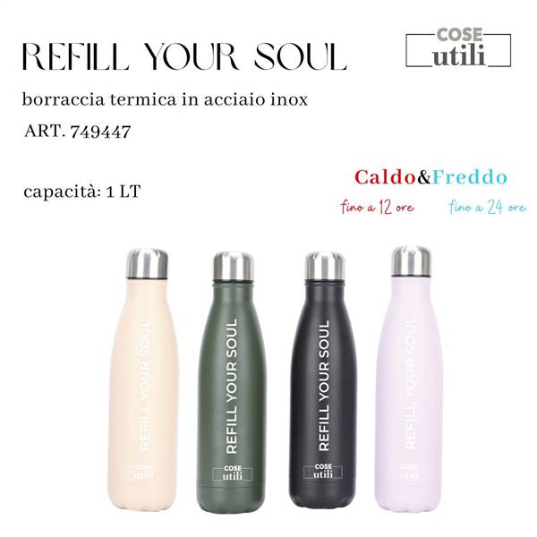 CS BORRACCIA TERMICA REFILL YOUR SOUL 1L 