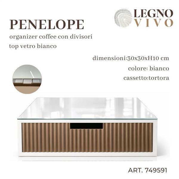 CS PORTACIALDE TOP VETRO PENELOPE TORTOR 
