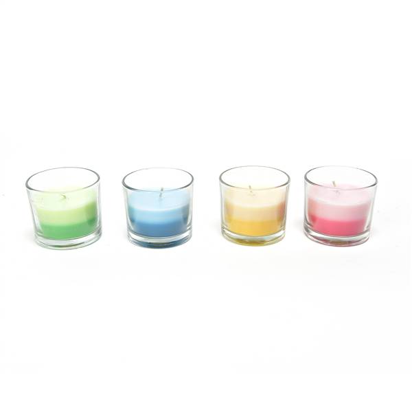MERCURY CANDELA BICOLORE IN VETRO 85GR 