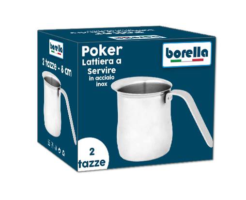 BORELLA LATTIERA A SERVIRE POKER CM.8 