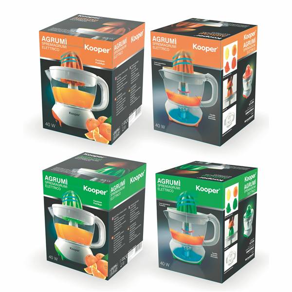 KOOPER SPREMIAGRUMI ELETTRICO 700ML 40W 