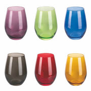 GALILEO BICCHIERE 6PZ LUCE 550ML 6 COL.