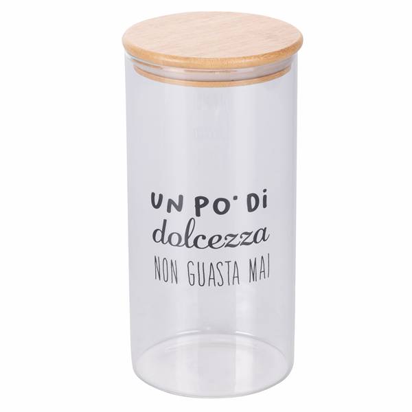 GALILEO BARATTOLO 1,5LT MOTIVITY 3ASS. BOROSILICATO E BAMBU