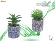 FGF VASO CERAMICA CON PIANTINE ASS 