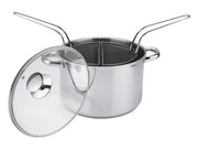BORELLA BOLLIPASTA DUNA CM.24 25614 INOX CON 2 CESTELLI