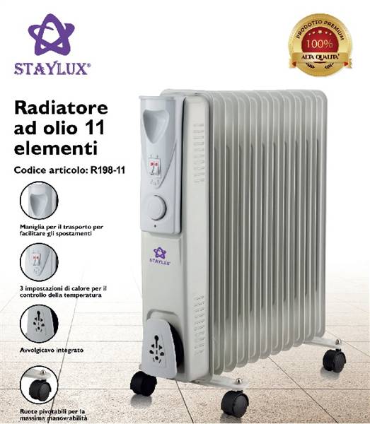 STAYLUX TERMOSIFONE 11 ELEMENTI 2.500W 