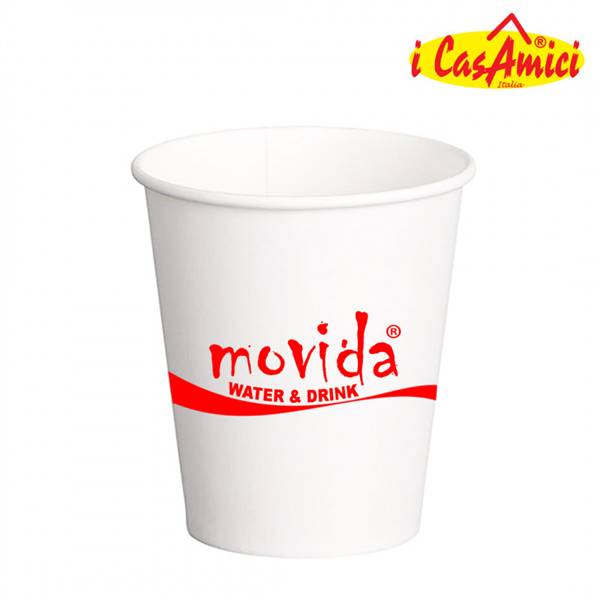 MOVIDA BICCHIERE ACQUA 180ML BIANCO X50 