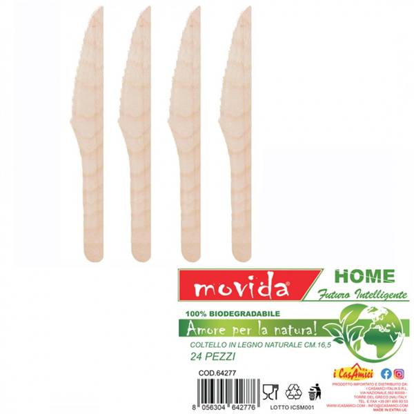 MOVIDA COLTELLO LEGNO 24PZ 