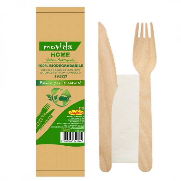 MOVIDA SET 3PZ FORCH+COLT+TOVAGL LEGNO 