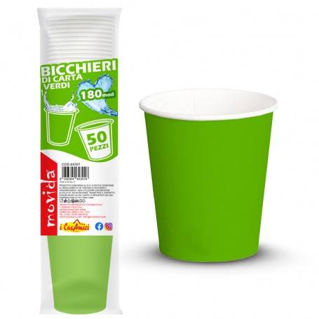 MOVIDA BICCHIERE ACQUA 180ML VERDE X50 