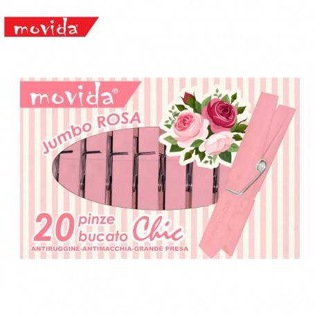 MOVIDA MOLLETTE BUCATO 20PZ ROSA 
