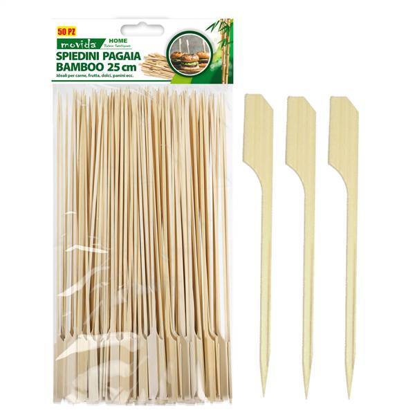 MOVIDA SPIEDINO SPADA BAMBOO 25CM 50PZ 