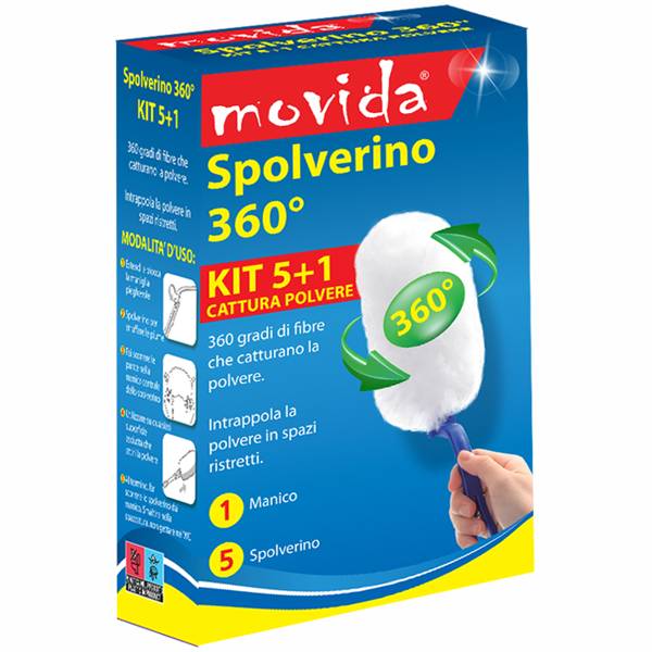 MOVIDA PIUMINO CATTURAPOLVERE + 5RIC 