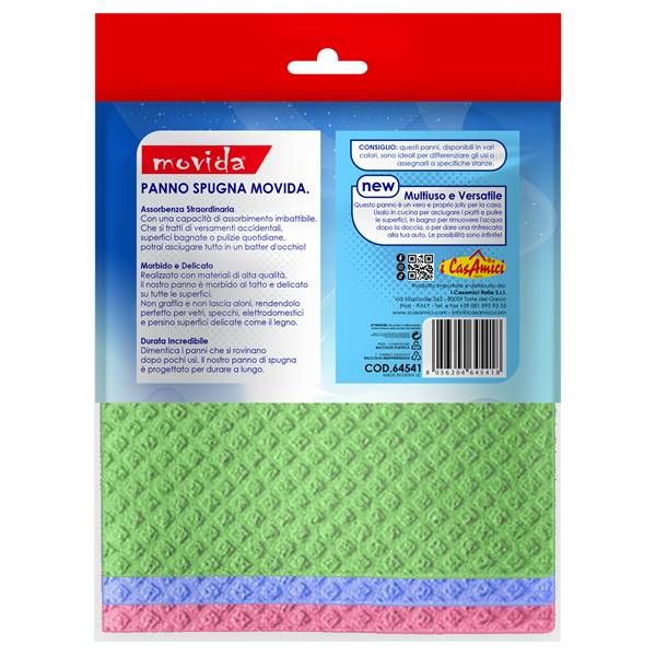 MOVIDA PANNO SET 3PZ SPUGNA 18X20 