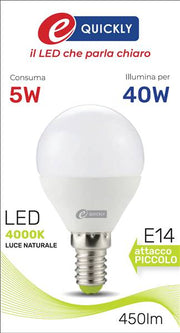 HD SFERA LED P45 E14 5W 4000K ART.Q-1014