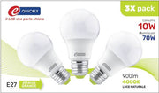 HD GOCCIA LED X3 A60 E27 10W 4000K ART.Q3-1005
